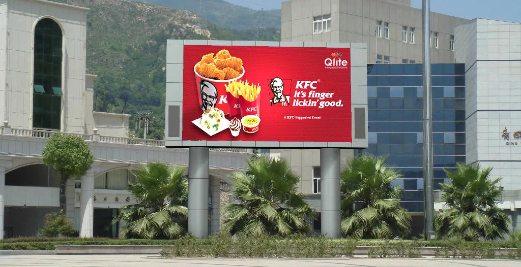 large outdoor led display screen for advertising