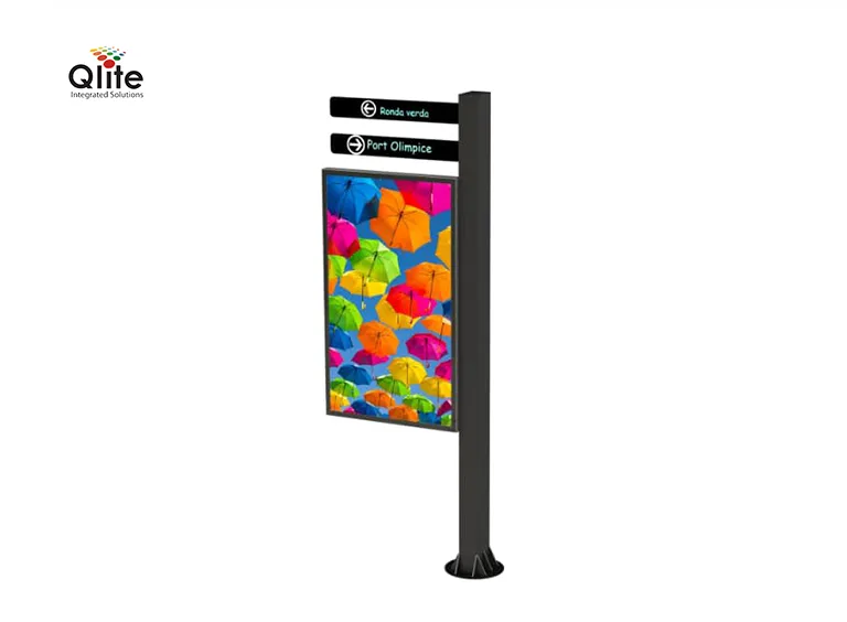 dual sided hanging kiosk